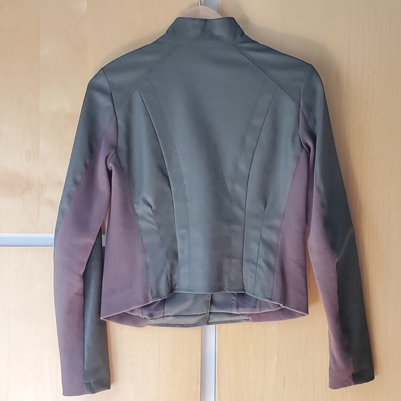 Marc New York Olive Vegan Leather Jacket - Picture 2 of 5